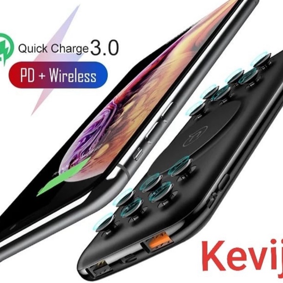 Keviji 10000mAh wireless Charging Power bank - Picture 4 of 8